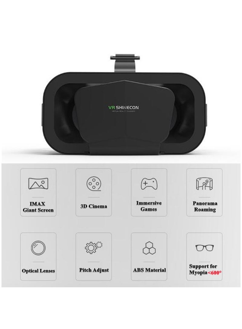 Original G10 IMAX Giant Screen VR Glasses 3D Virtual Reality Box Google Cardboard Helmet for 4.7-7 Smartphone, Matching Joystick - Image 5